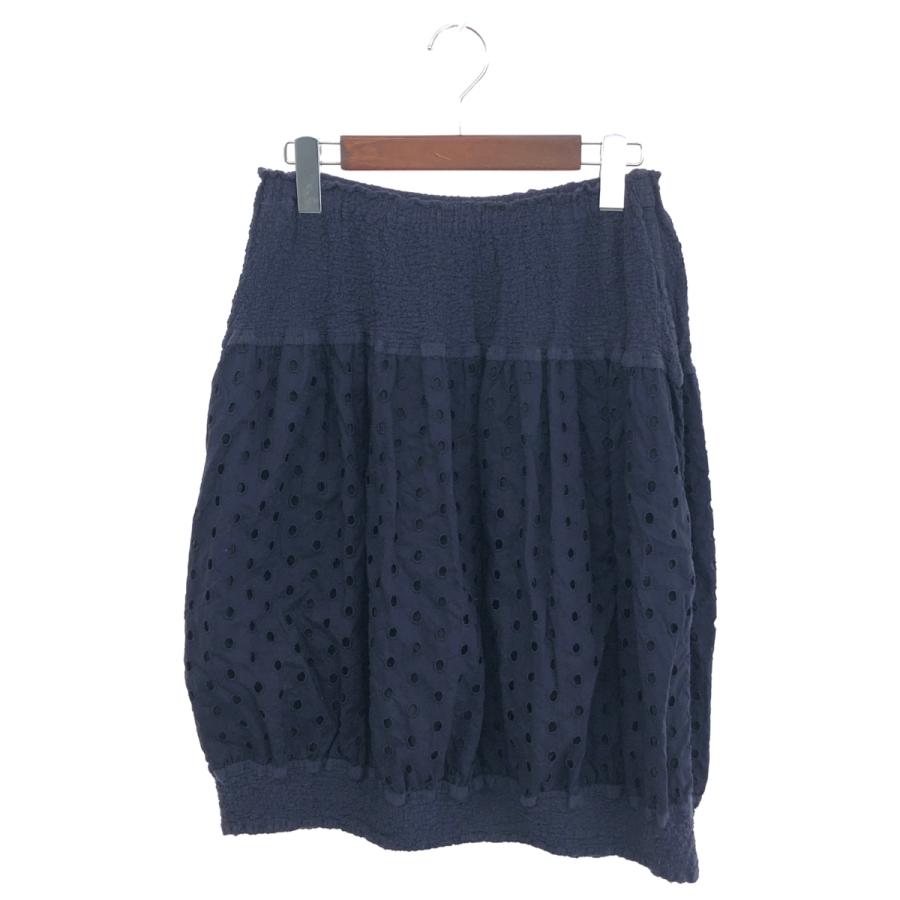 me isseymiyake ミーイッセイミヤケ シワ加工パンチングスカート  