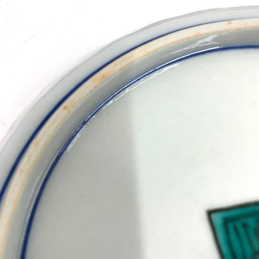 九谷焼 二重角福 古九谷意 輪花皿 5客揃 共箱 陶磁器 色絵花鳥図 九谷焼 二重角福 古九谷意 輪花皿 5客揃 共箱 陶磁器 色絵花鳥図