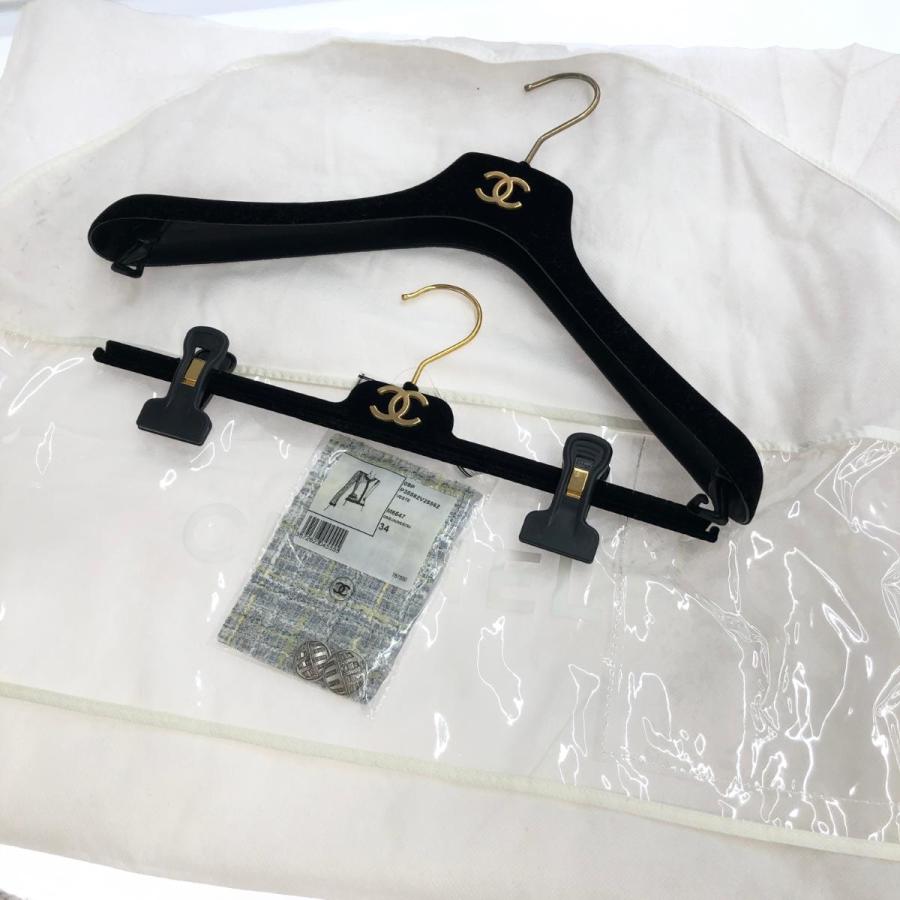 CHANEL シャネル スカートスーツ 良好 サイズ:34 ライトグレー CHANEL シャネル スカートスーツ 良好 サイズ:34 ライトグレー