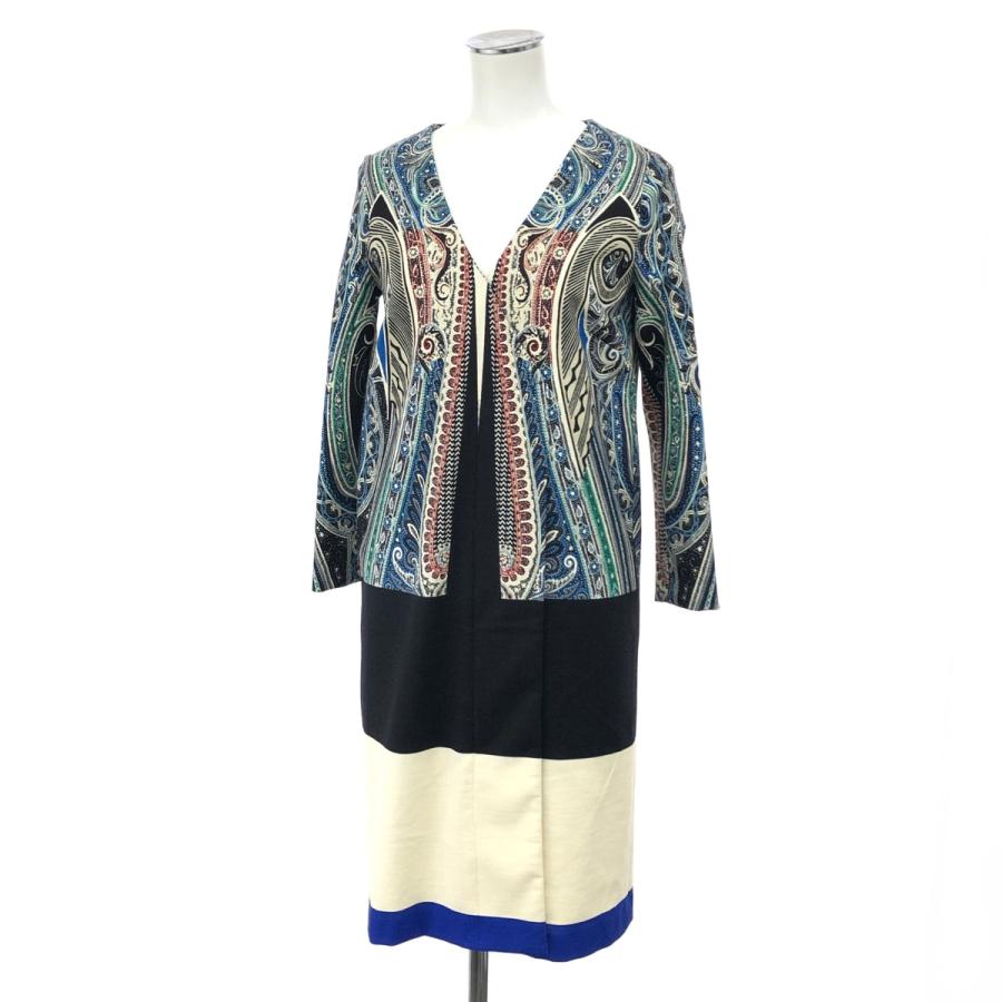 ETRO エトロ 長袖ワンピース 美品 サイズ:40 マルチカラー ETRO エトロ 長袖ワンピース 美品 サイズ:40 マルチカラー