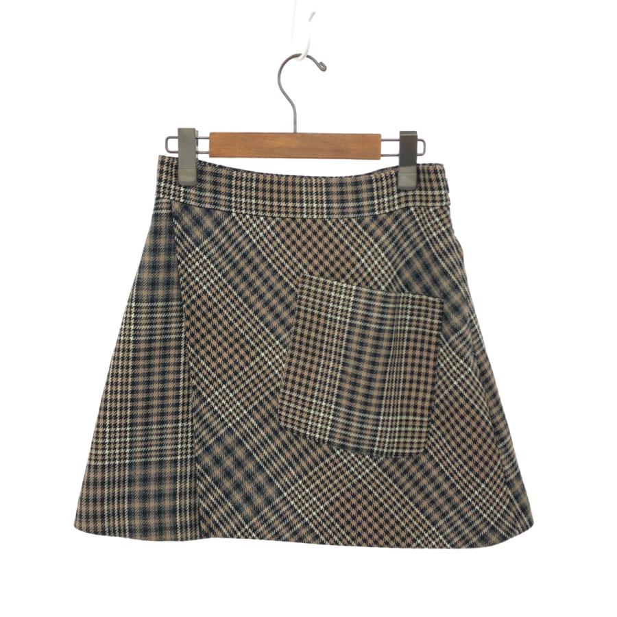 ETRO エトロ スカート 美品 サイズ:40 ブラウン レディース チェック柄  