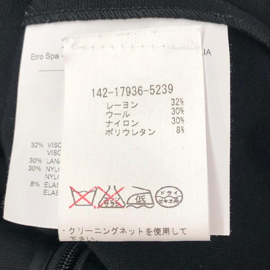 ETRO エトロ 長袖ワンピース 美品 サイズ:38 ブラック ETRO エトロ 長袖ワンピース 美品 サイズ:38 ブラック