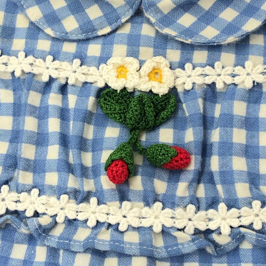 GUCCI 襟付きチェック柄ワンピース GUCCI 襟付きチェック柄ワンピース