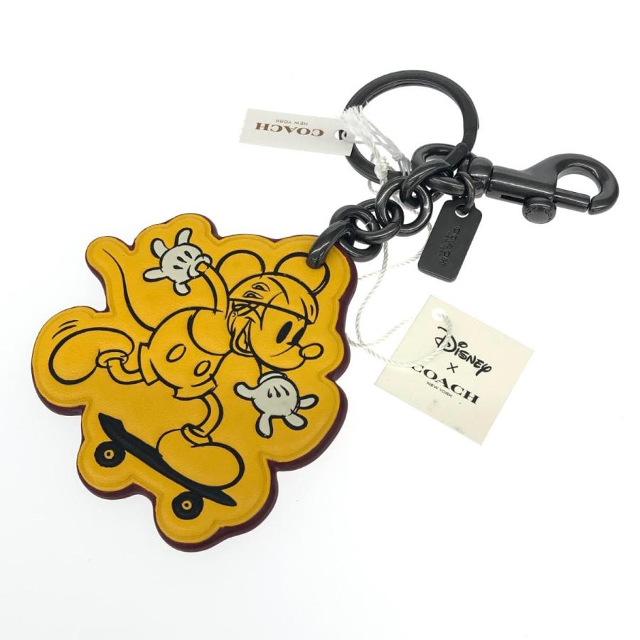 COACH コーチ×ディズニー キーリング 未使用品 イエロー COACH コーチ×ディズニー キーリング 未使用品 イエロー