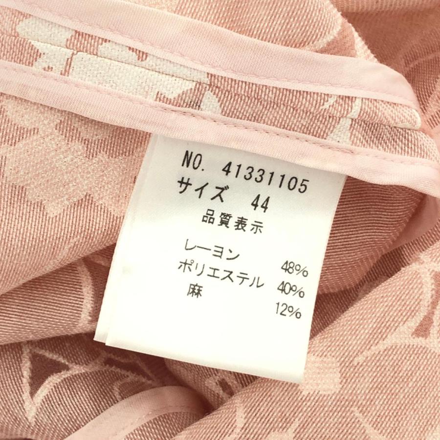 YUKI TORII ユキトリイ ビッグカラー花柄ジャケット 大きいサイズ:44 