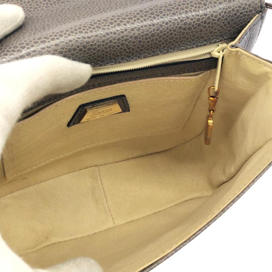 107.800円相当！Herno ショルダーバッグ ベージュ！紙袋と布袋つき！