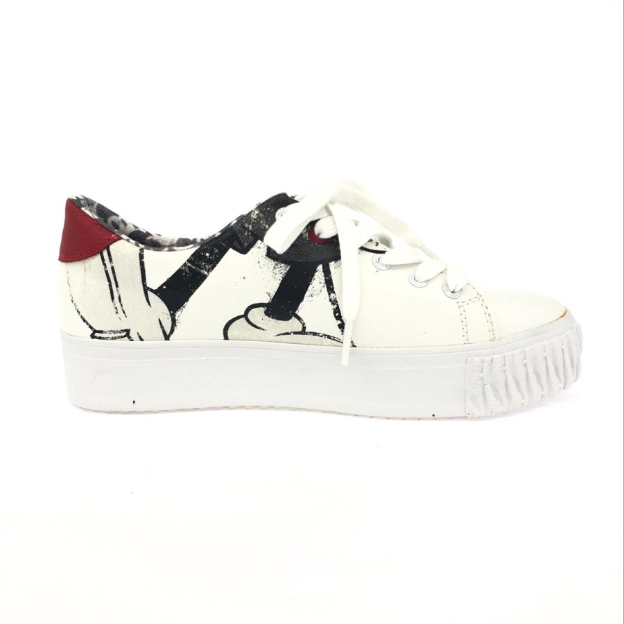Desigual デシグアル ×ディズニー スニーカー 美品 37 ホワイト