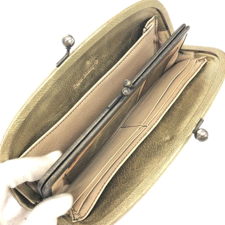 ebagos エバゴス 長財布 ゴールドカラー ゴートレザー ebagos エバゴス 長財布 ゴールドカラー ゴートレザー