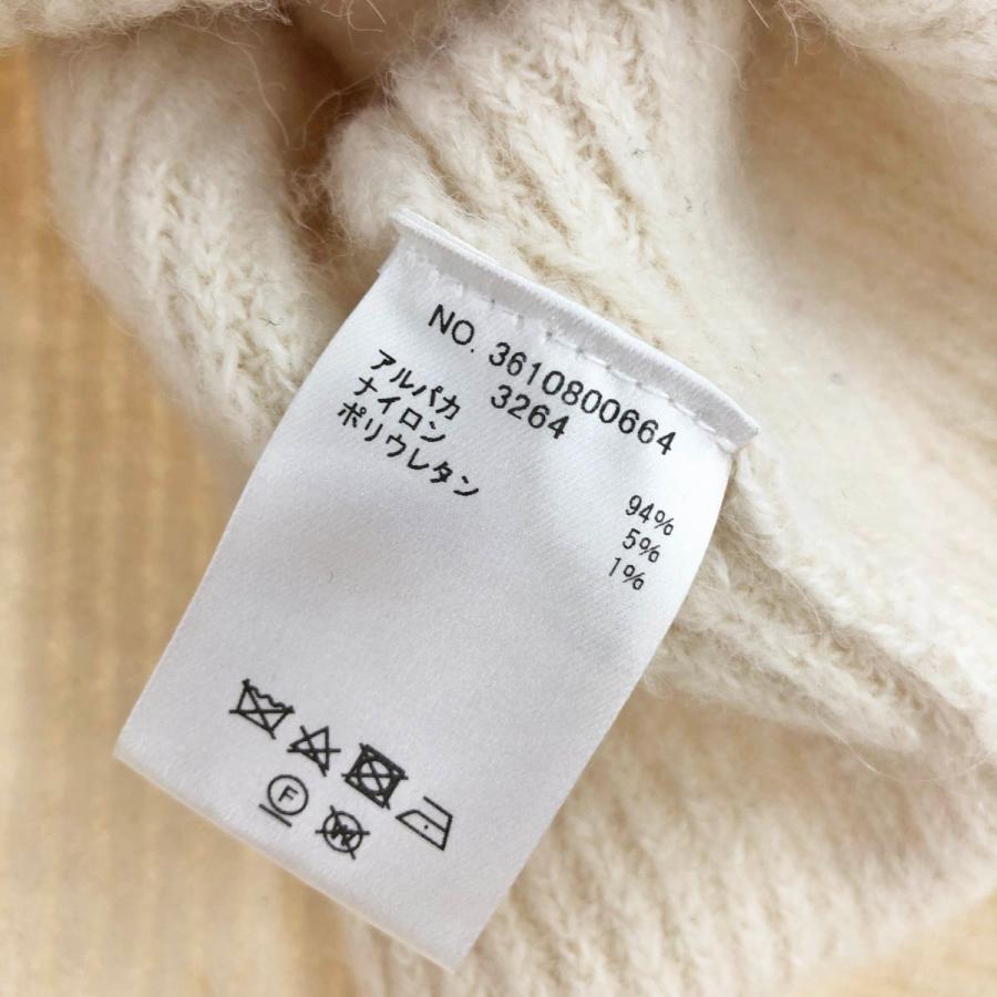 ebure エブール 長袖ニット 良好 3610800664 ホワイト アルパカ ebure エブール 長袖ニット 良好 3610800664 ホワイト アルパカ