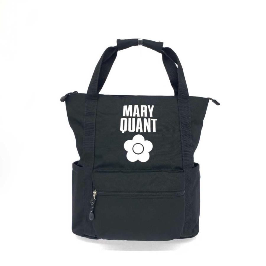 MARY QUANT マリークワント リュックサック ブラック ナイロン MARY QUANT マリークワント リュックサック ブラック ナイロン