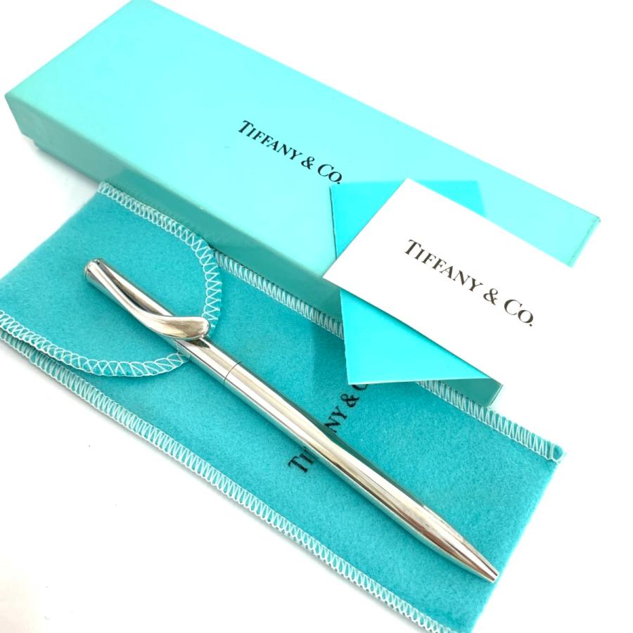 TIFFANY&Co. ティファニー ボールペン 箱付 シルバーカラー 925 TIFFANY&Co. ティファニー ボールペン 箱付 シルバーカラー 925