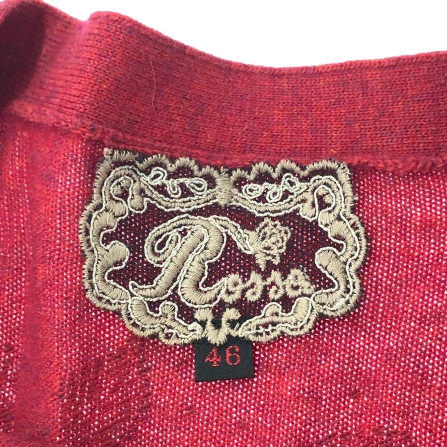 ROSSA インポートロッサ アンサンブルニット 大きいサイズ:46 レッド  