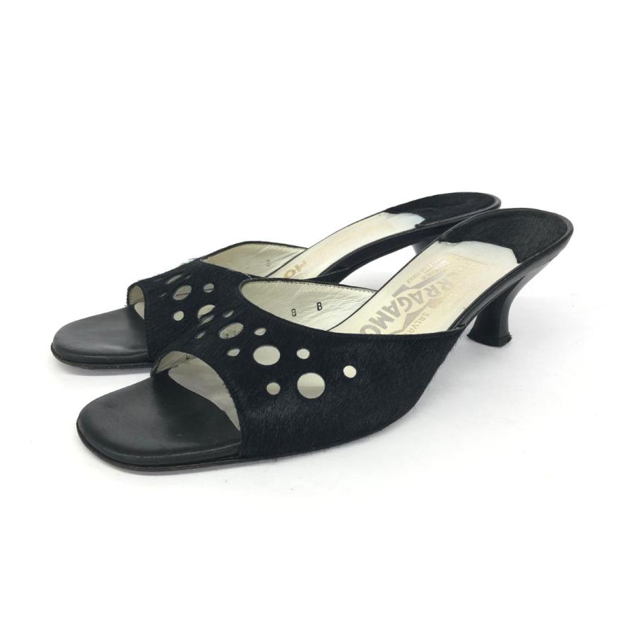 Salvatore Ferragamo サルヴァトーレフェラガモ ハラコ サンダル 8  