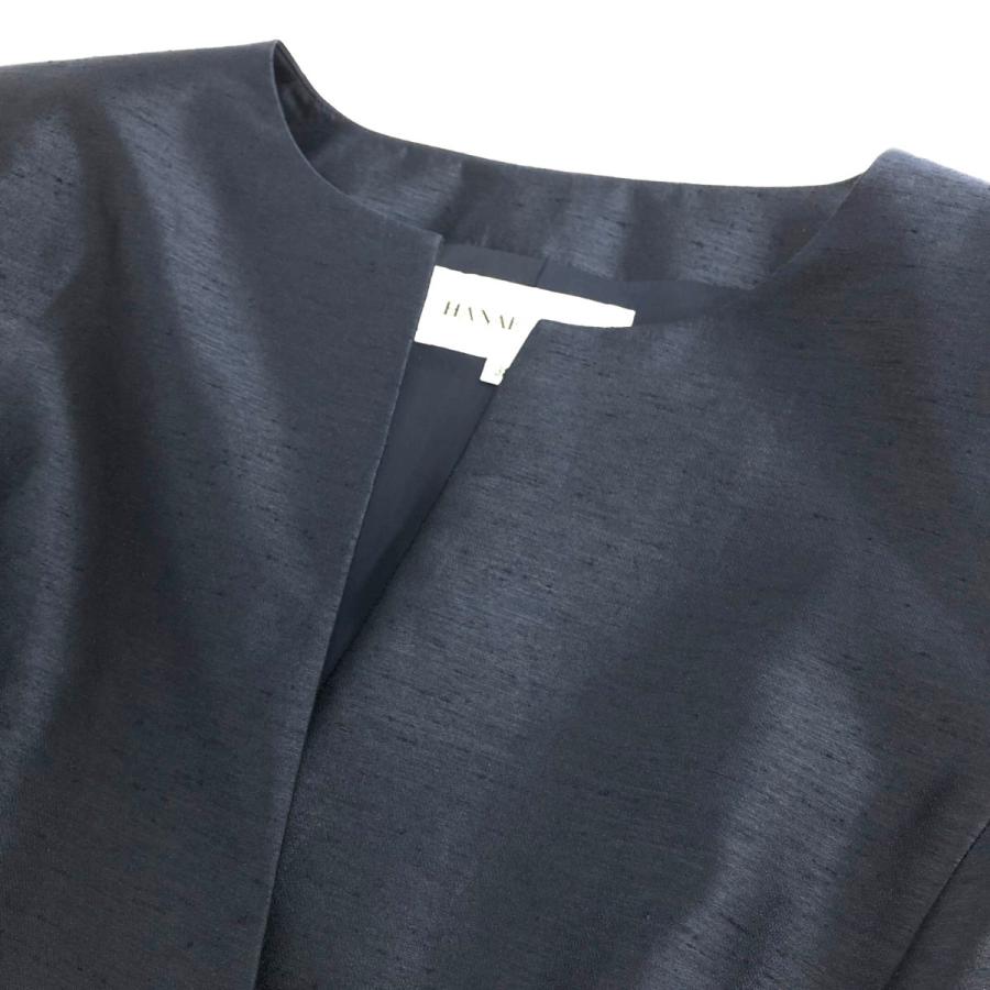 HANAE MORI ハナエモリ スカートスーツ サイズ:38 ネイビー