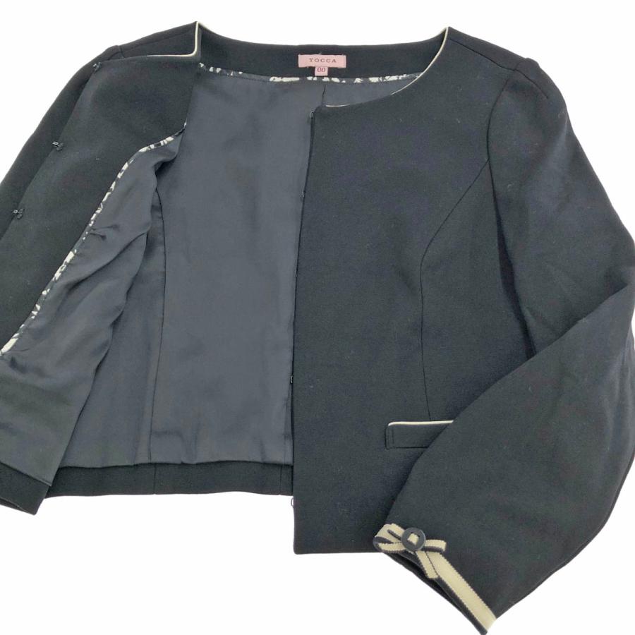 TOCCA トッカ ワンピーススーツ サイズ:00 ブラック レディース TOCCA トッカ ワンピーススーツ サイズ:00 ブラック レディース