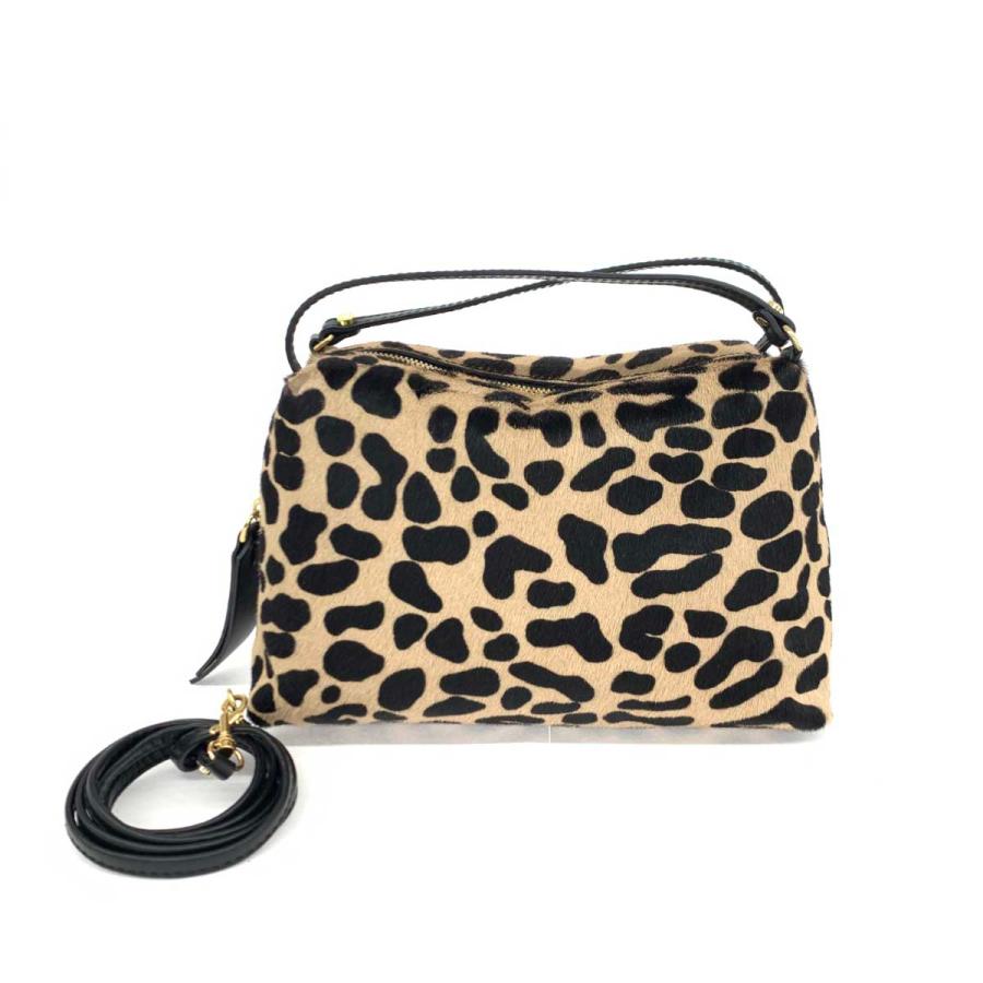 GIANNI CHIARINI ジャンニキアリーニ 2WAYバッグ ベージュ×ブラック  