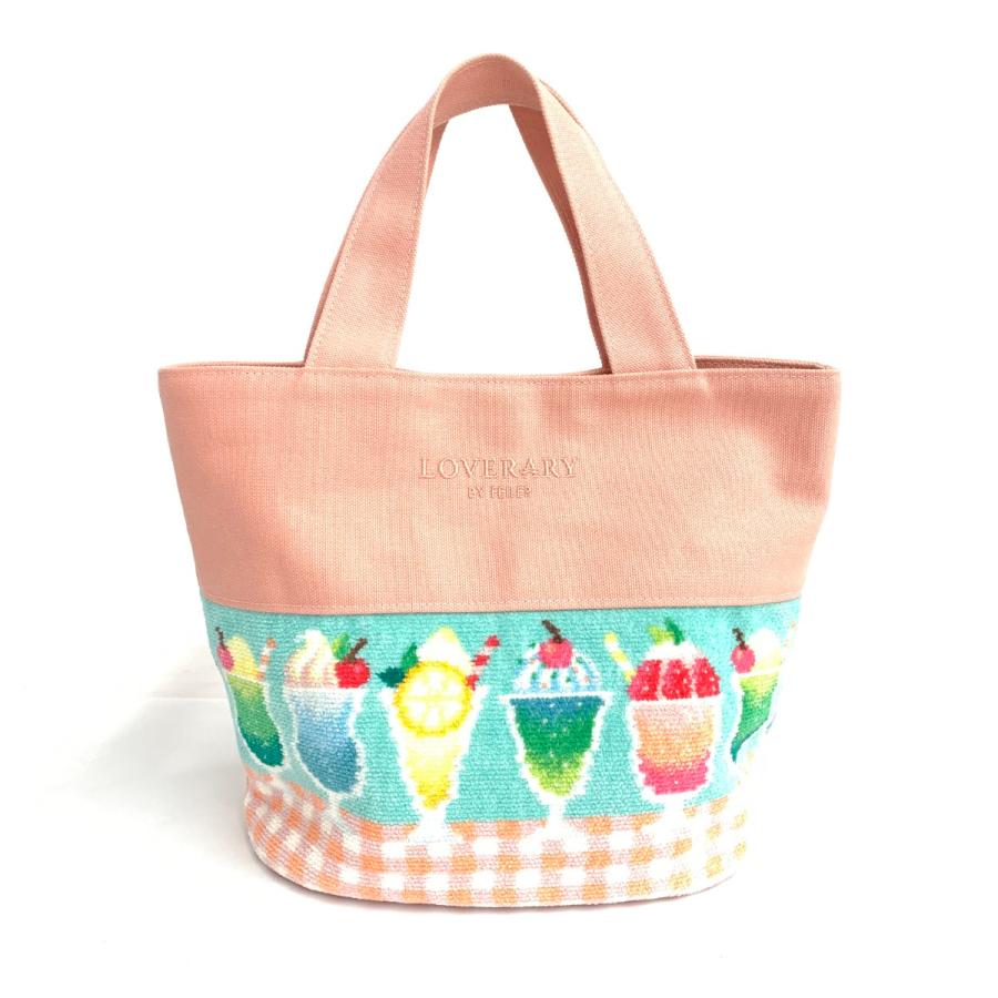FEILER フェイラー loverary/ピーチ/巾着 ハンドバッグ 美品 FEILER フェイラー loverary/ピーチ/巾着 ハンドバッグ 美品