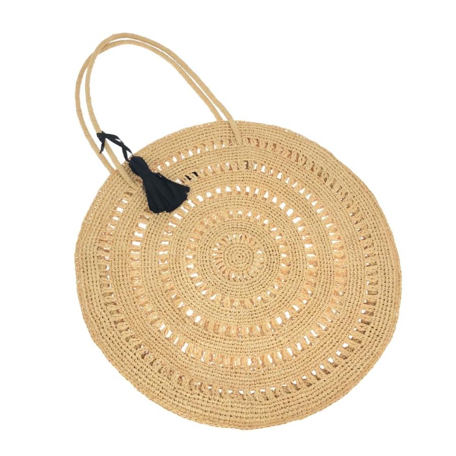 新品未使用✨MAISON N.H PARIS トートバッグ　ベージュ　ラフィア MAISON N.H PARIS メゾンエヌアッシュパリ トートバッグ 良好