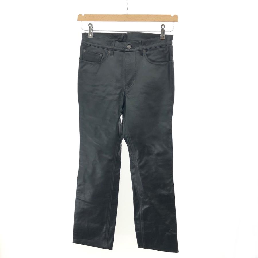 LEVI`S リーバイス レザーパンツ サイズ:W32 ブラック 牛革 LEVI`S リーバイス レザーパンツ サイズ:W32 ブラック 牛革