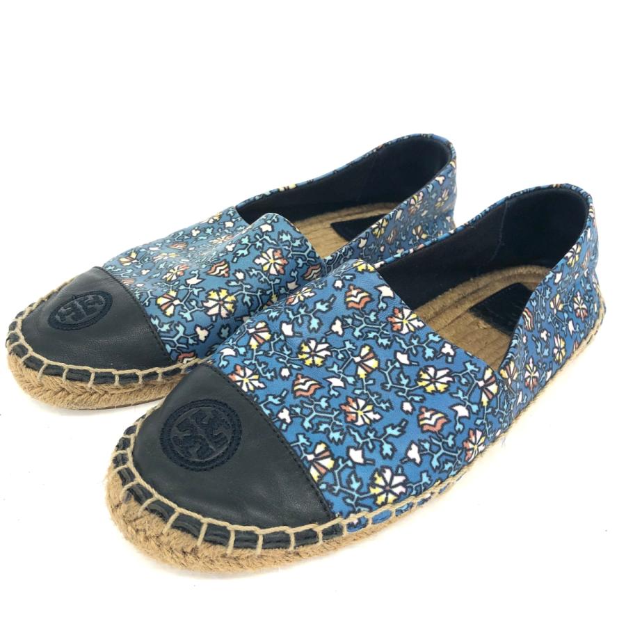 TORYBURCH トリーバーチ エスパドリーユ パンプス 6 ブルー フラット 