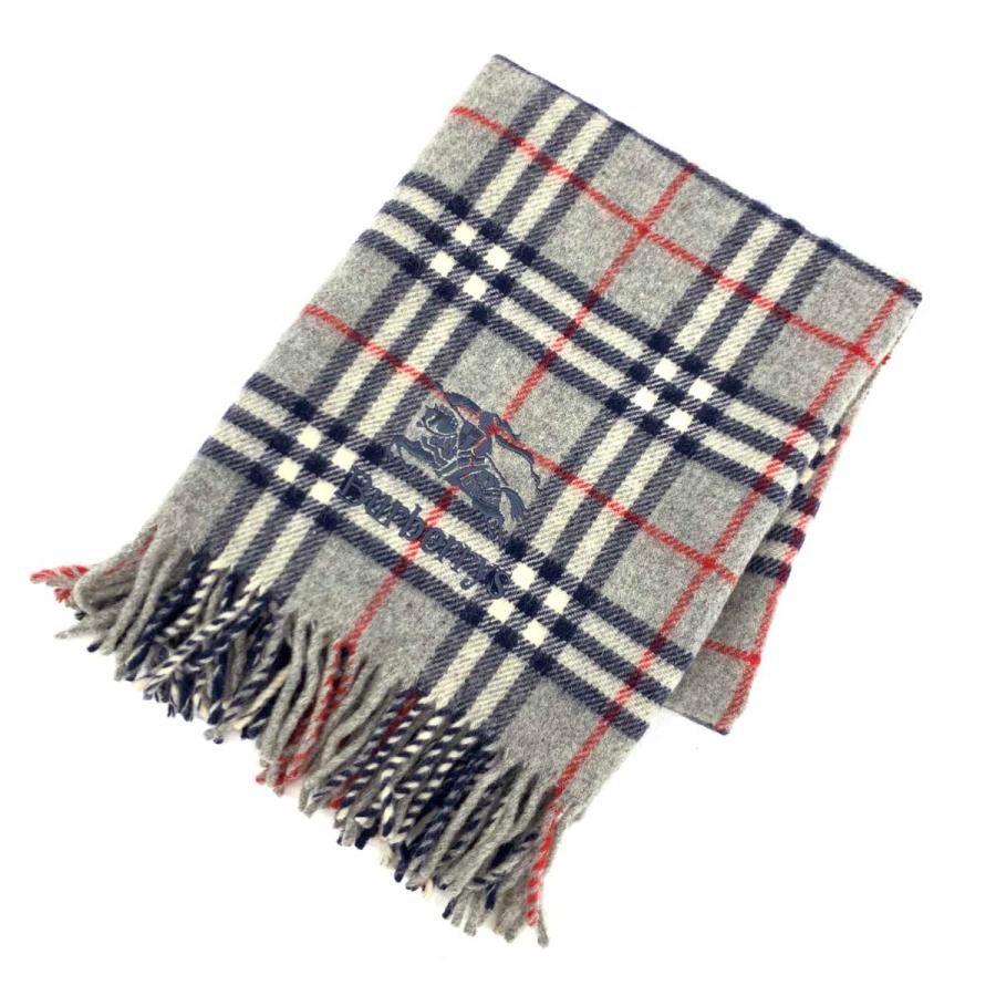 Burberry's バーバリーズ ブランケット グレー ウール100 Burberry's バーバリーズ ブランケット グレー ウール100