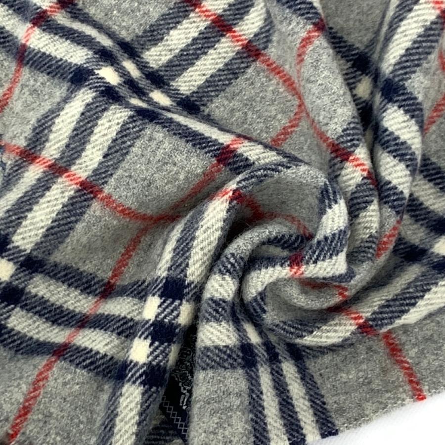 Burberry's バーバリーズ ブランケット グレー ウール100 Burberry's バーバリーズ ブランケット グレー ウール100