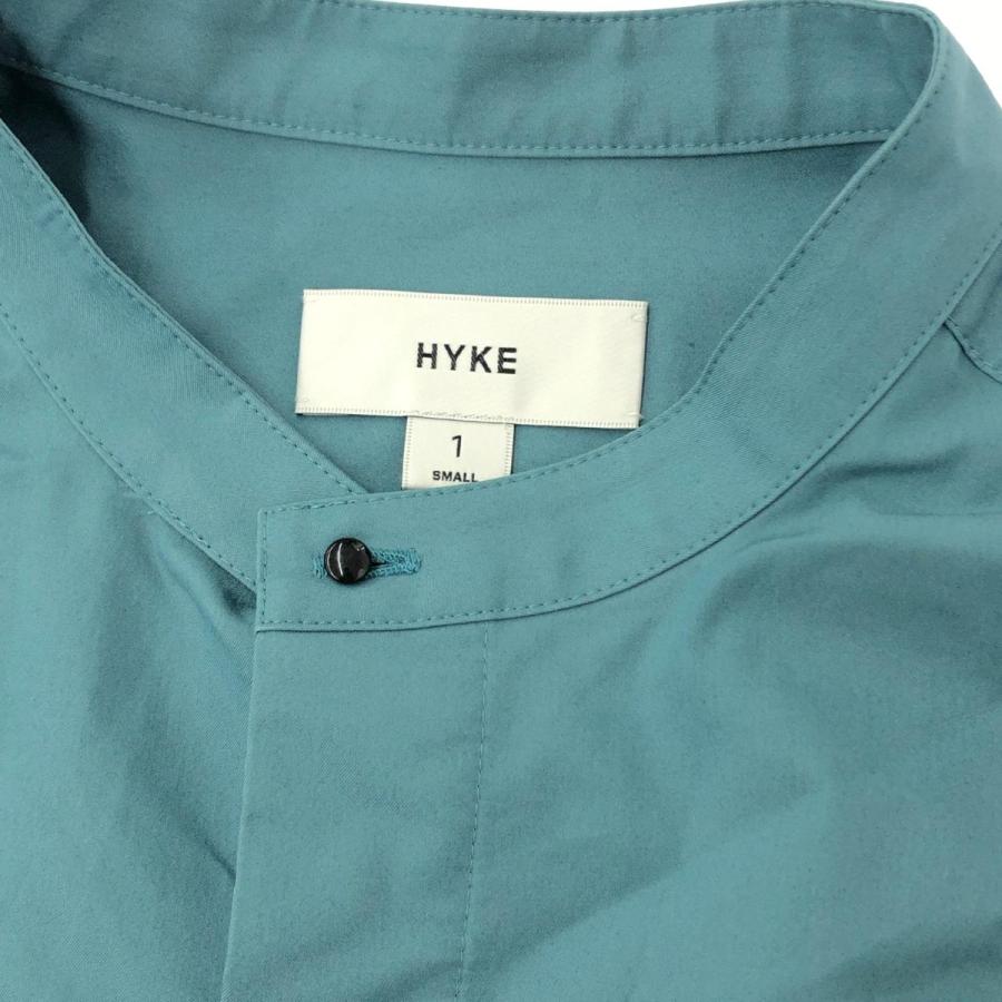 HYKE ハイク 半袖ワンピース サイズ:1 ブルー コットン混 レディース 
