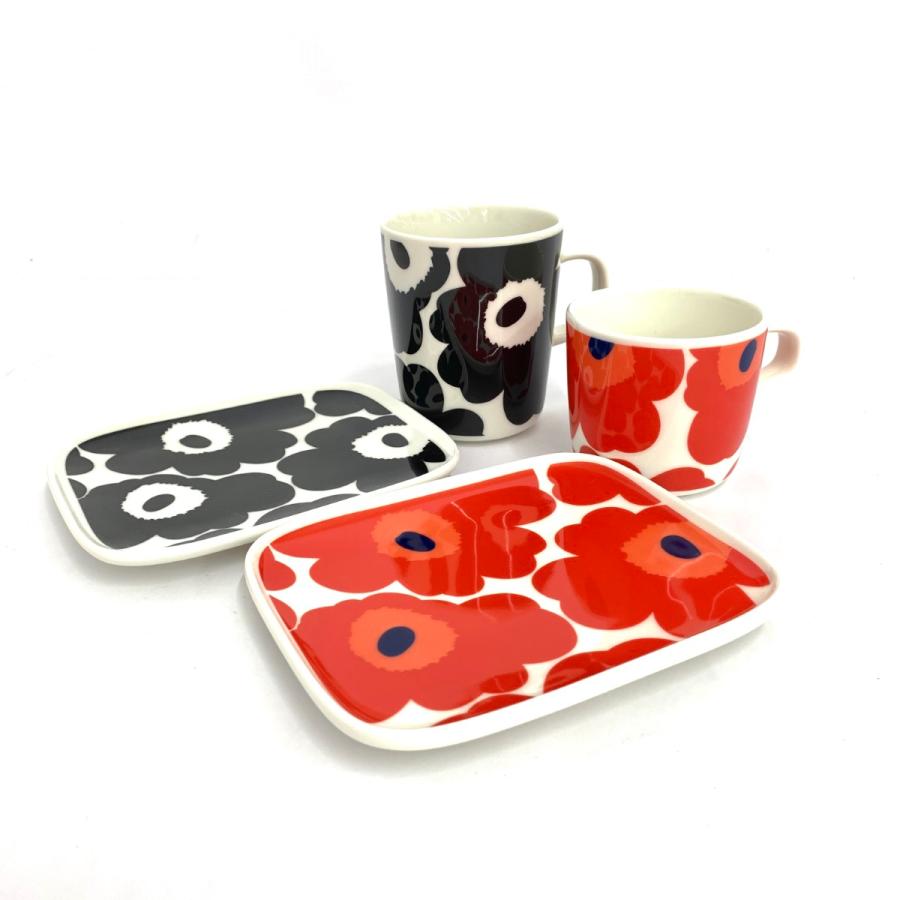 marimekko マリメッコ マグカップ&スクエアプレート カップ marimekko マリメッコ マグカップ&スクエアプレート カップ