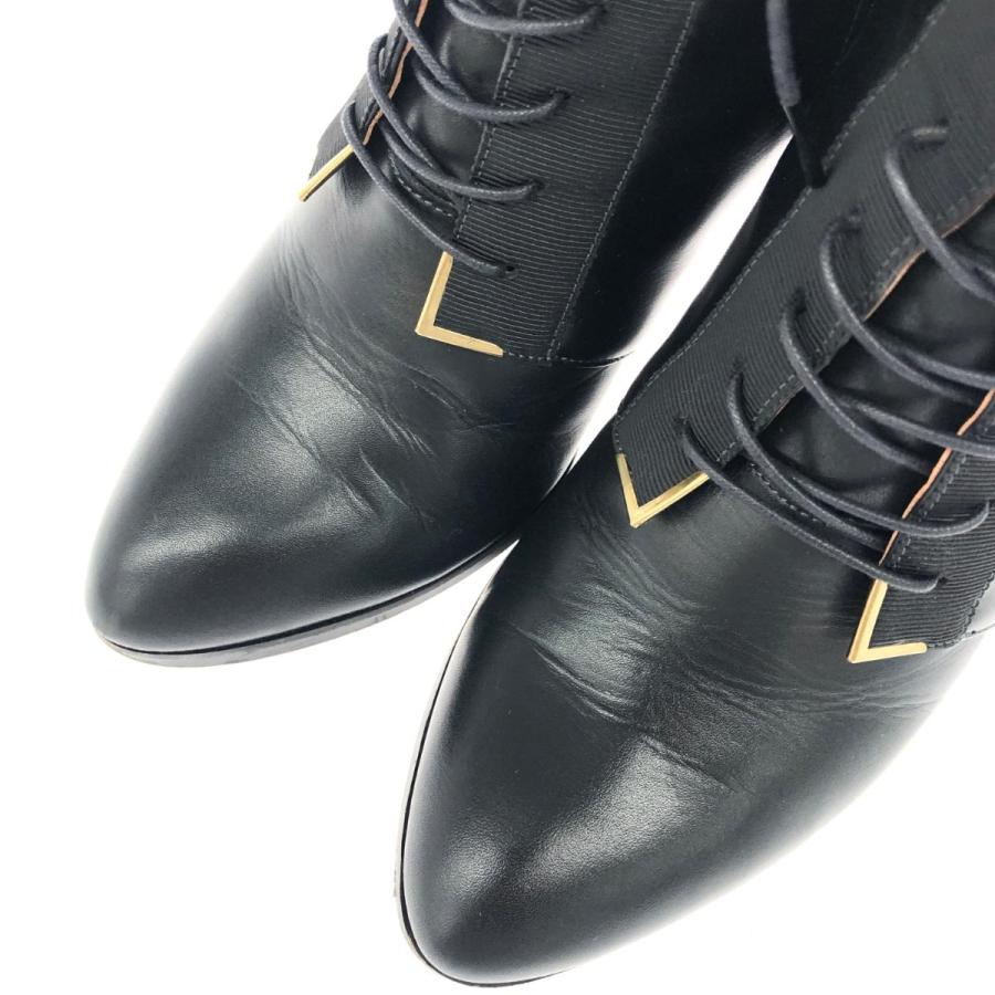 LANVIN en Bleu ランバンオンブルー ショートブーツ 良好 24 LANVIN en Bleu ランバンオンブルー ショートブーツ 良好 24