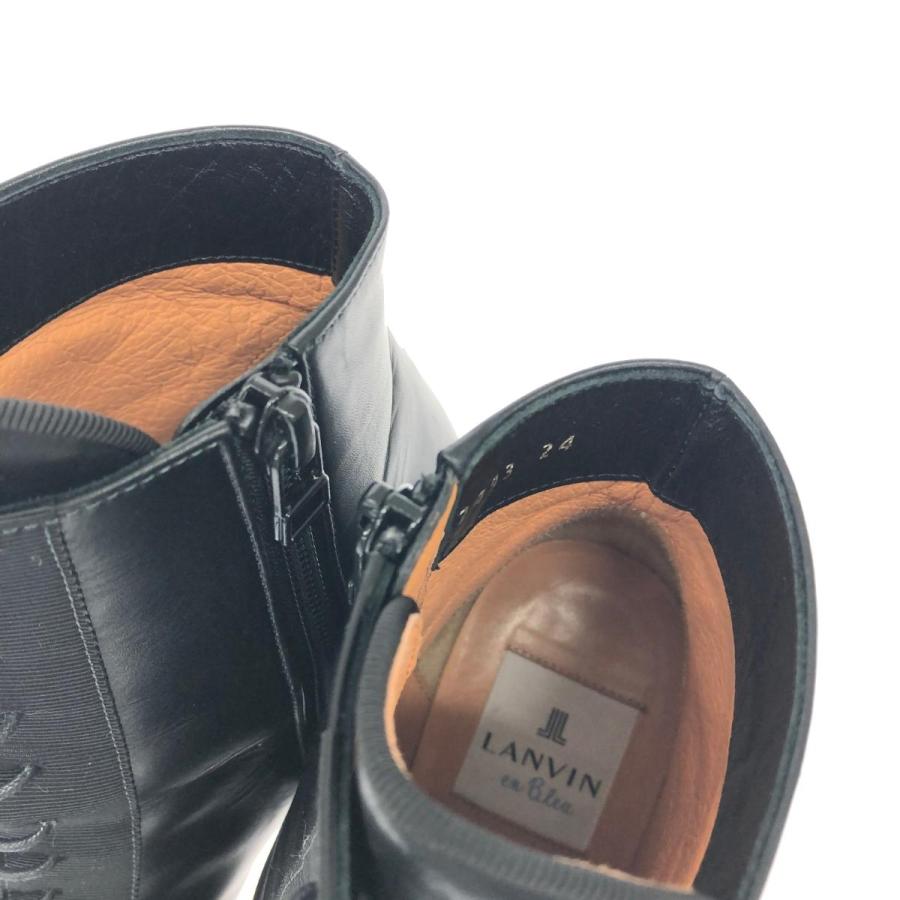 LANVIN en Bleu ランバンオンブルー ショートブーツ 良好 24 LANVIN en Bleu ランバンオンブルー ショートブーツ 良好 24