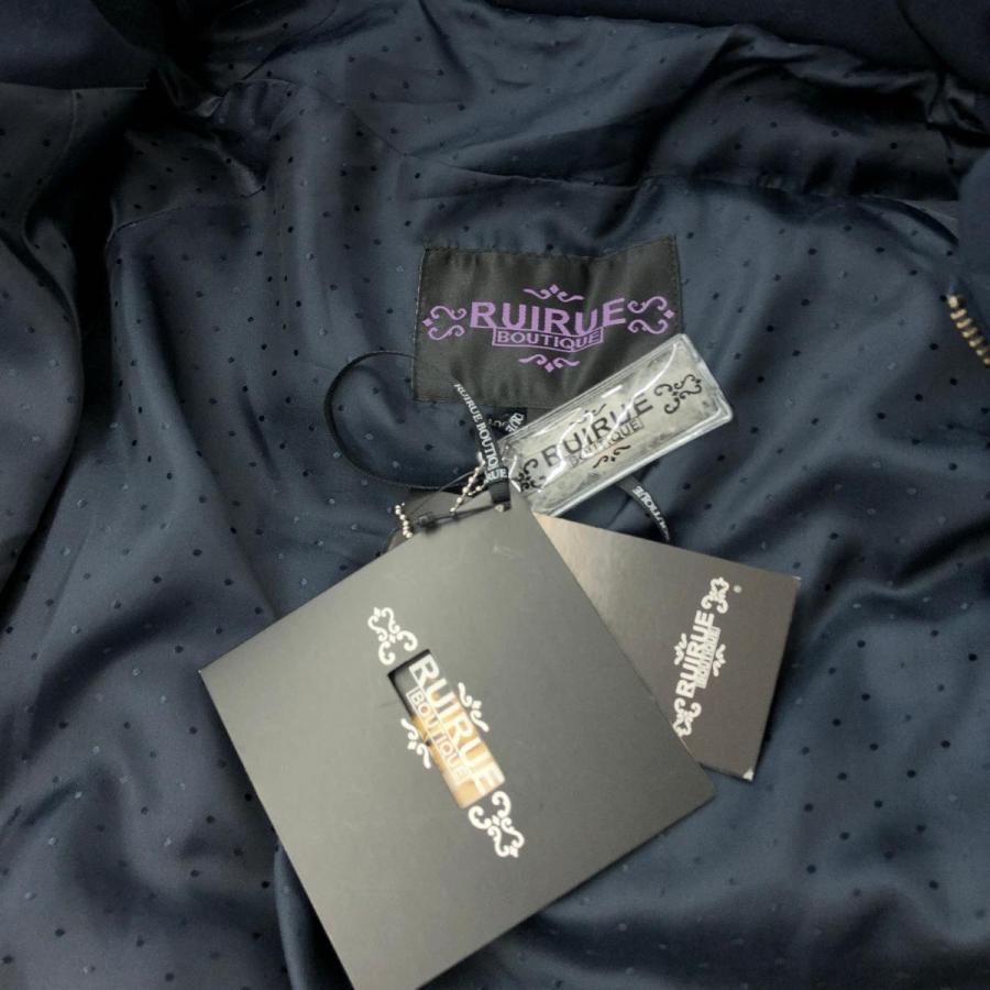 【大人気】【新品未使用】ルイルエブティック ダウンジャケット サイズS ネイビー 未使用品 RUIRUE BOUTIQUE ルイルエブティック ダウンジャケット