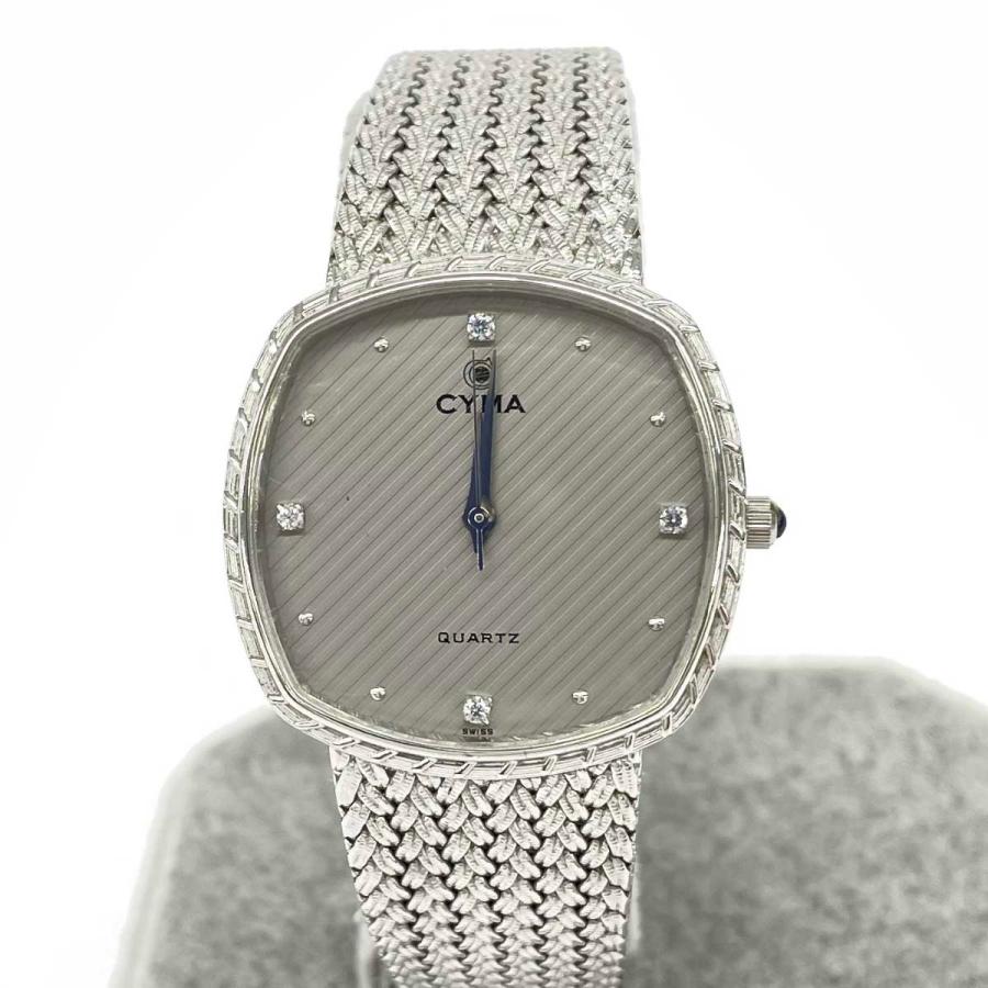 CYMA シーマ 腕時計 良好 クォーツ 604SP シルバーカラー 4P CYMA シーマ 腕時計 良好 クォーツ 604SP シルバーカラー 4P