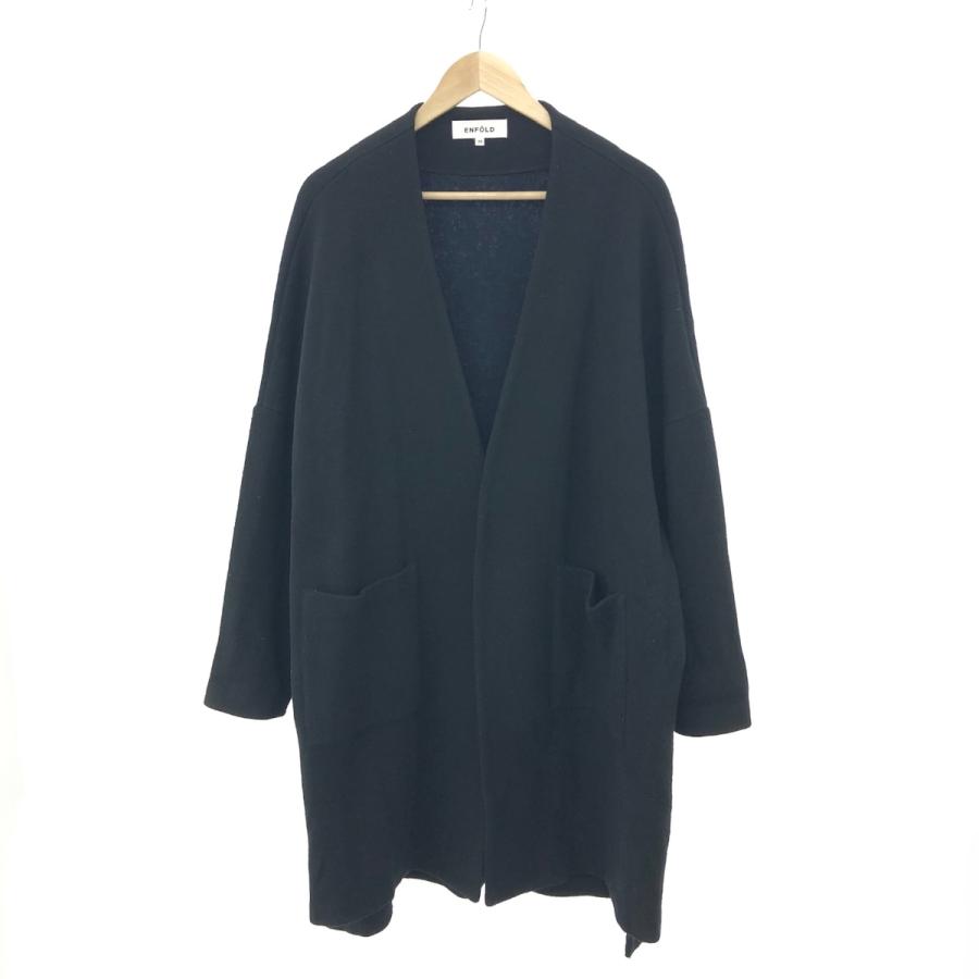 エンフォルド　Aライン　コート　36 ENFOLD エンフォルド Aライン フーデッドコート キルティング 36