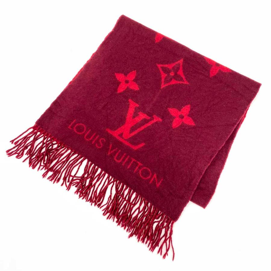 LOUIS VUITTON マフラー レッド M75505 LOUIS VUITTON マフラー レッド M75505 【公式通販】