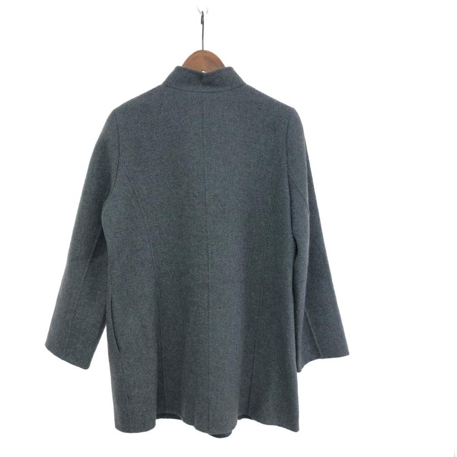 LEILIAN レリアン ロングコート サイズ:13 グレー ウール