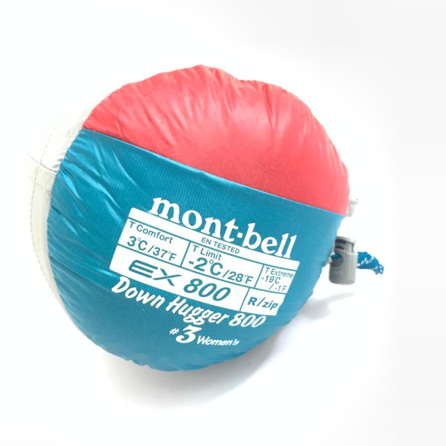 mont-bell モンベル ダウンハガー シュラフ EX800 #3 WOMAN mont-bell モンベル ダウンハガー シュラフ EX800 #3 WOMAN