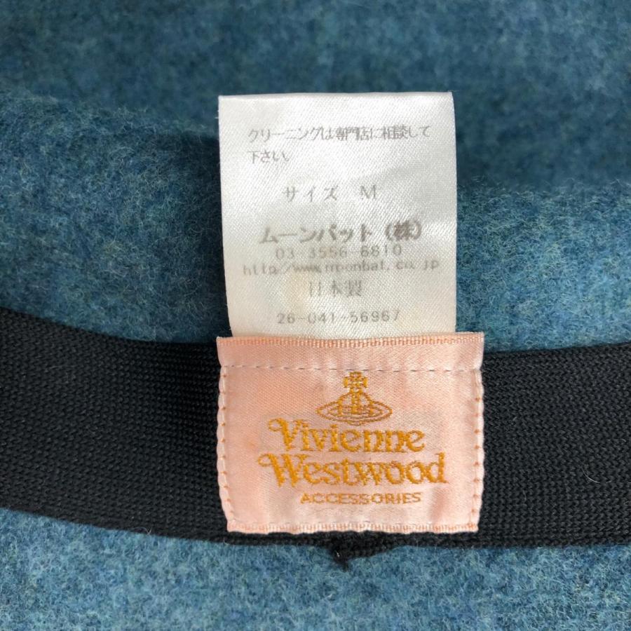 Vivienne Westwood ヴィヴィアンウエストウッド 帽子 M ブルー Vivienne Westwood ヴィヴィアンウエストウッド 帽子 M ブルー