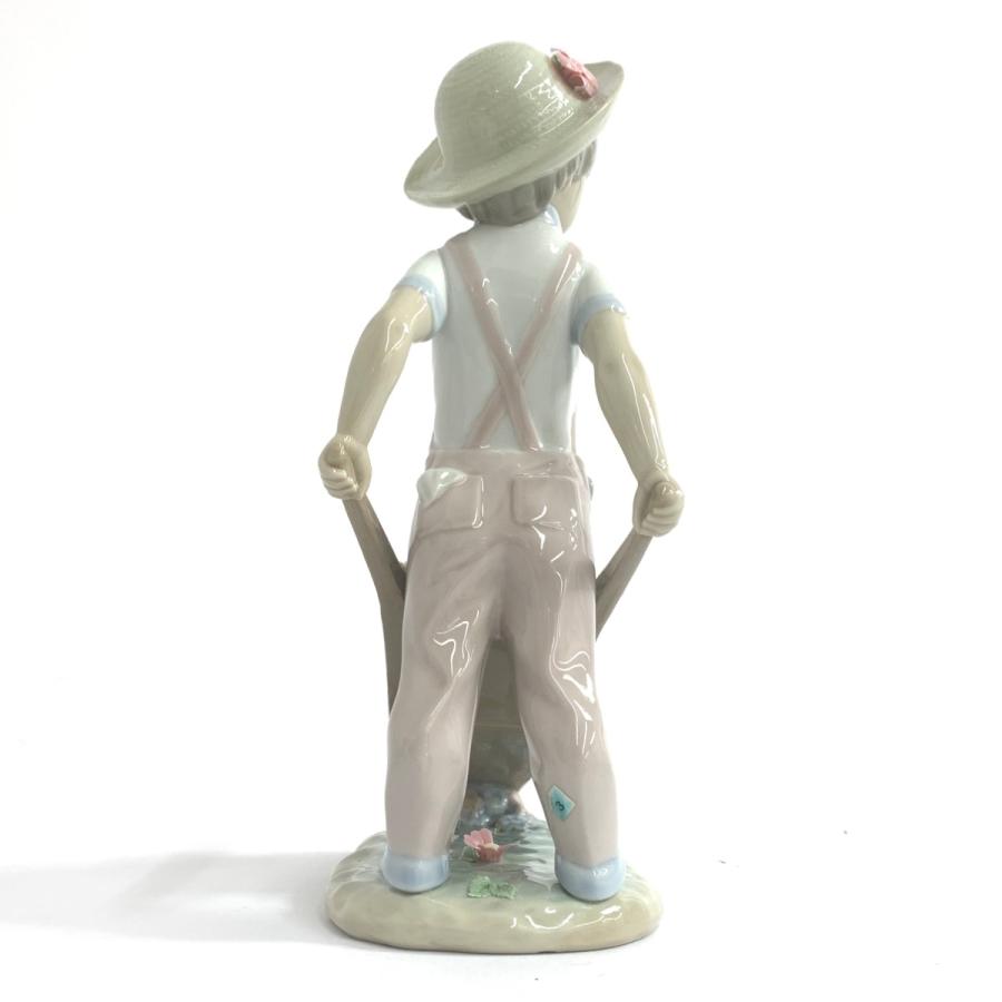 リヤドロ 花を運ぶ少年 花車 陶器の置物 楽天市場】リヤドロ 花車