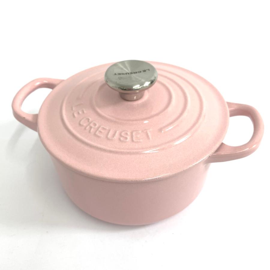 LE CREUSET ルクルーゼ ココットロンド 鍋 ピンク 調理器具 LE CREUSET ルクルーゼ ココットロンド 鍋 ピンク 調理器具