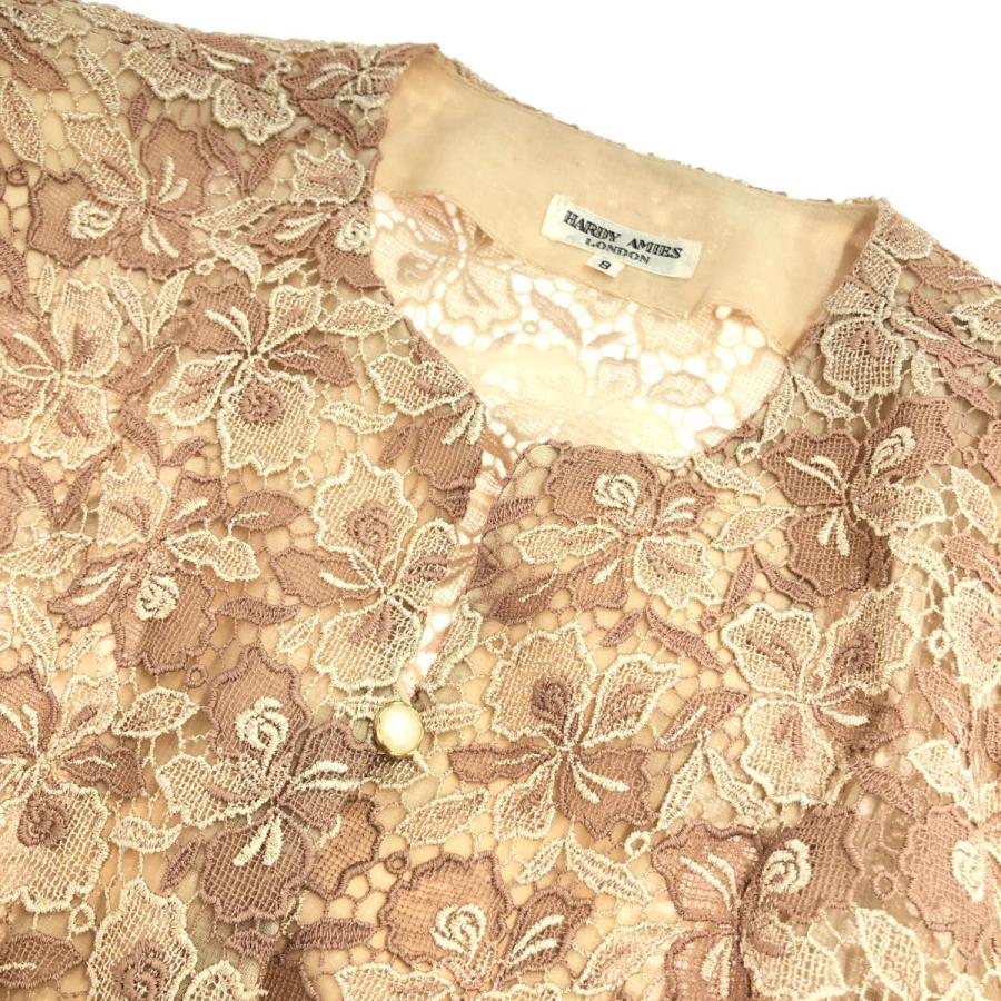 HARDY AMIES ハーディエイミス 総レース ジャケット サイズ:9