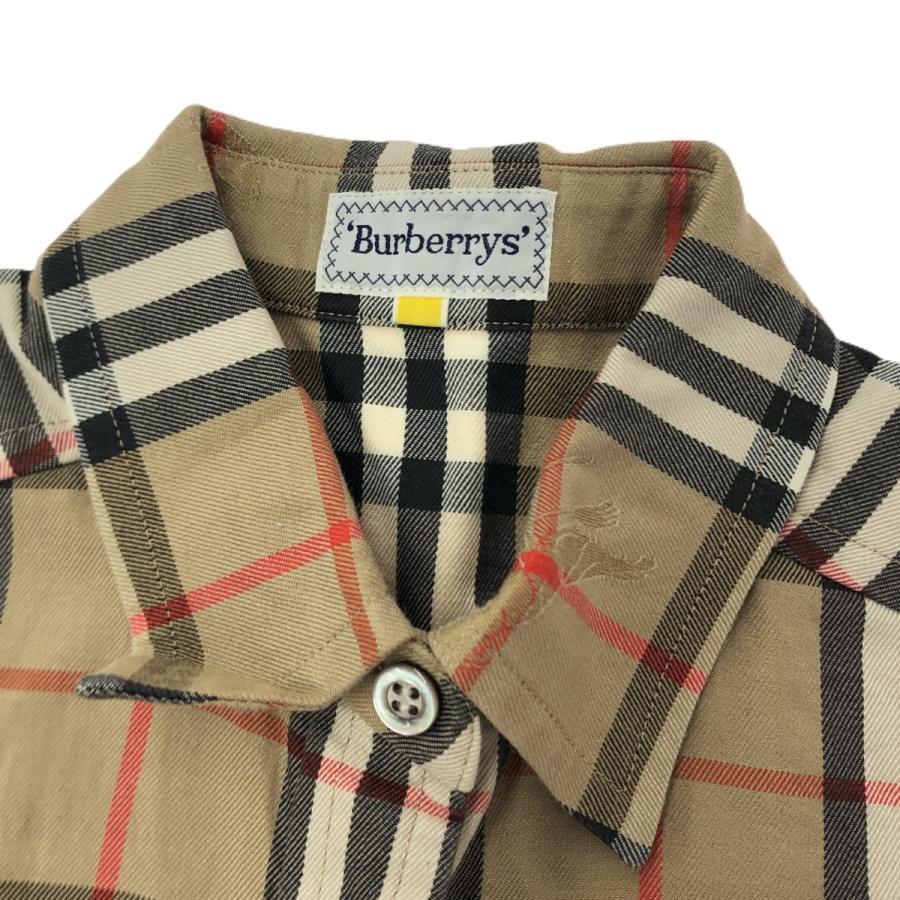 【希少・美品】Burberrys ノバチェック シャドーホース 長袖ブラウス M Burberry's バーバリーズ ノバチェック柄 シャドーホース