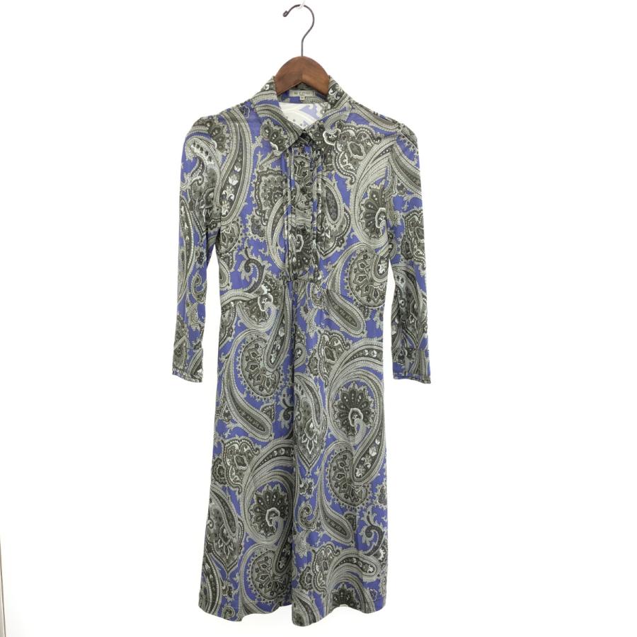 ETRO エトロ ペイズリー柄 ワンピース 美品 サイズ:I40 グレー  