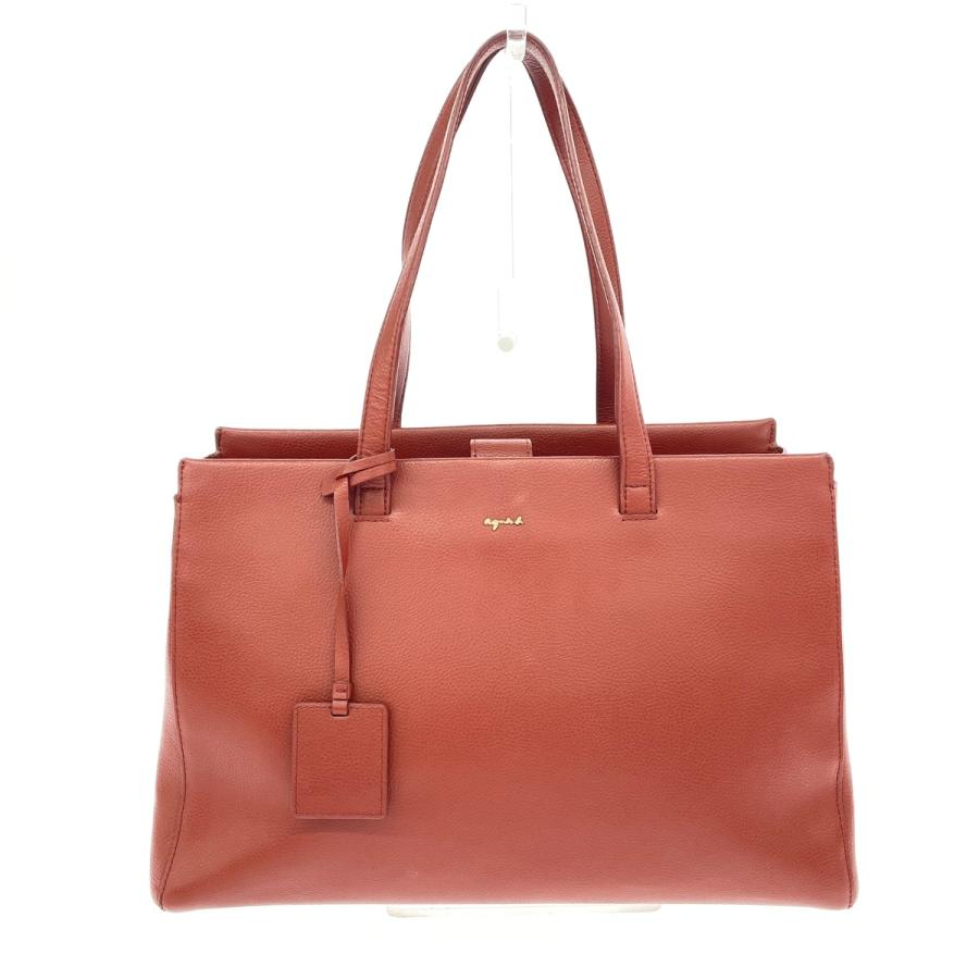 agnes b. アニエスベー トートバッグ ブラウン レザー レディース bag 