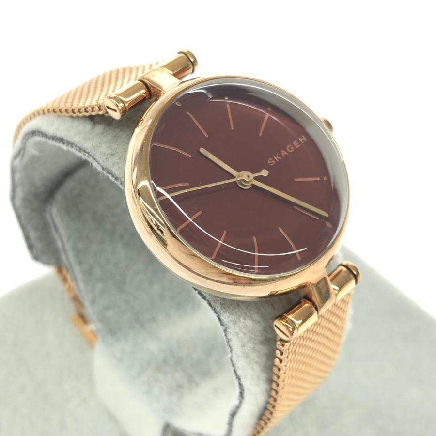Skagen スカーゲン 腕時計   クォーツ/SS/SKW2640/シグネチャー    ローズゴールドカラー レディース