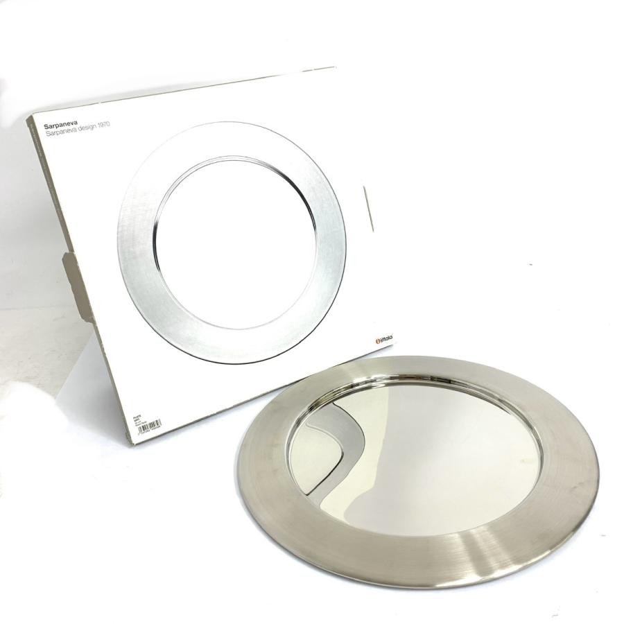 iittala イッタラ トレイ/サルパネヴァ 新品同様 32cm シルバーカラー