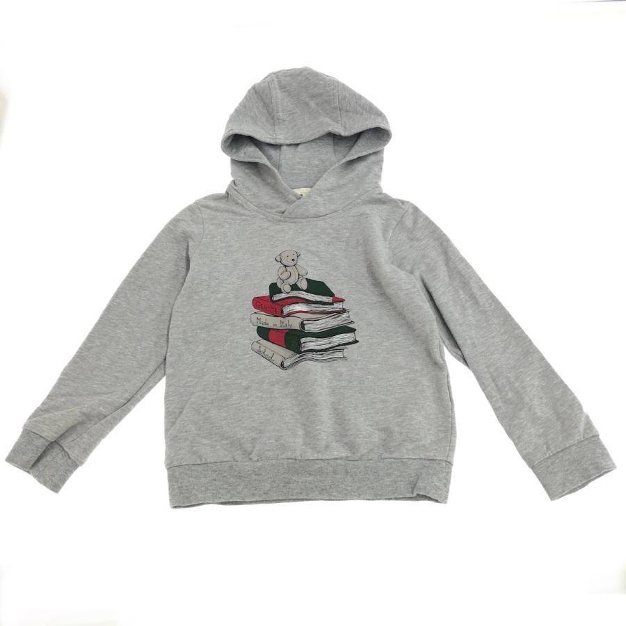 GUCCI グッチ プルオーバーパーカー 美品 サイズ:36m グレー キッズ 