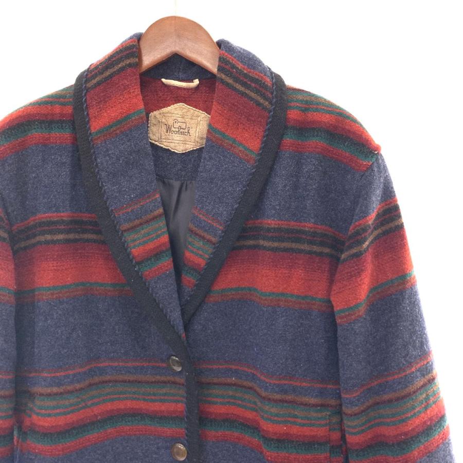 WOOLRICH ウールリッチ  ジャケット 良好   マルチカラー ウール メンズ ネイティブボーダー ブランケット アウター KO1014｜tifana｜03