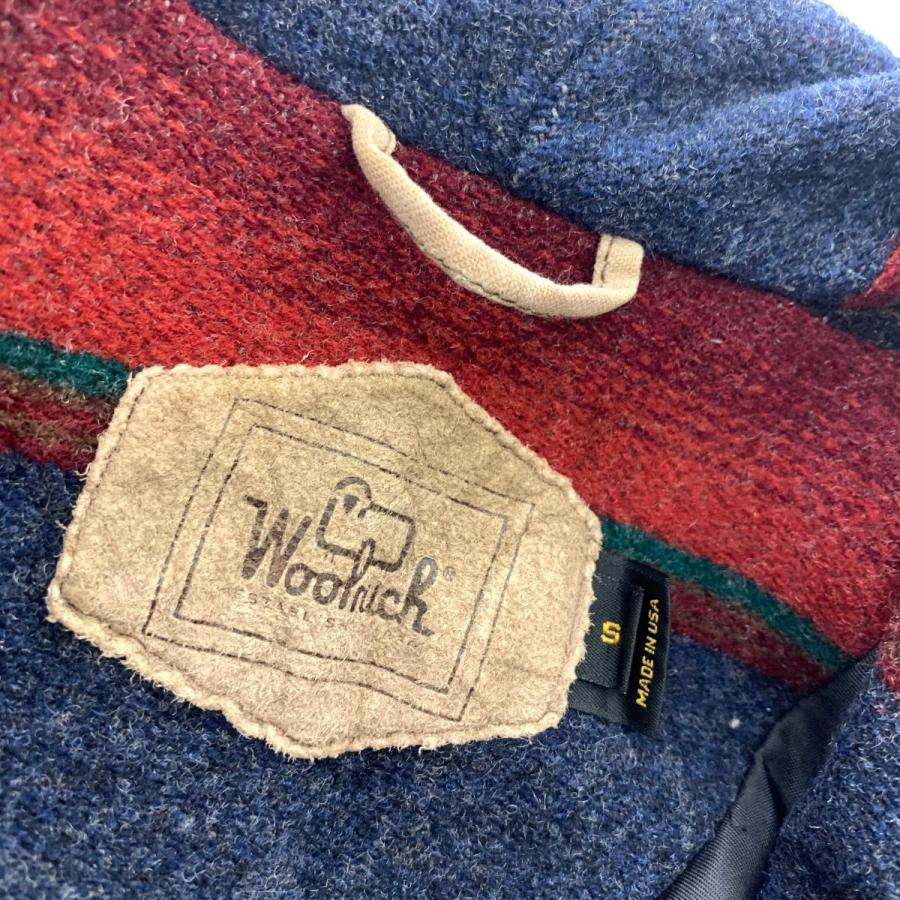 WOOLRICH ウールリッチ  ジャケット 良好   マルチカラー ウール メンズ ネイティブボーダー ブランケット アウター KO1014｜tifana｜04