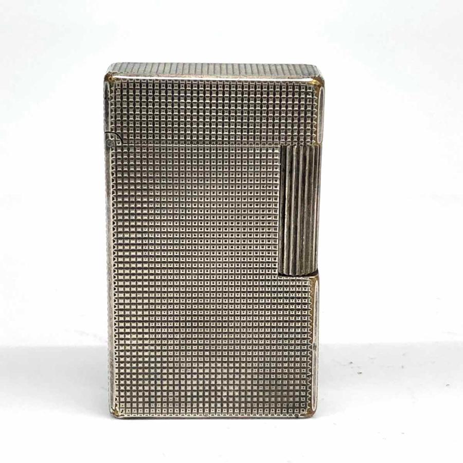 S.T.Dupont デュポン ガスライター シルバーカラー ライン1大