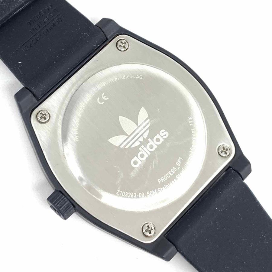 adidas アディダス Z103263 腕時計 良好 クオーツ  ネイビー ラバー ユニセックス ウォッチ watch｜tifana｜05